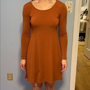 Burnt orange dress